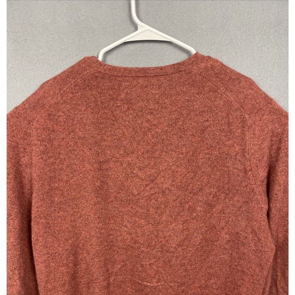 Jos A Bank Sweater Mens L 100% Cashmere Knit Soft Cozy Pullover Luxury - Picture 4 of 11